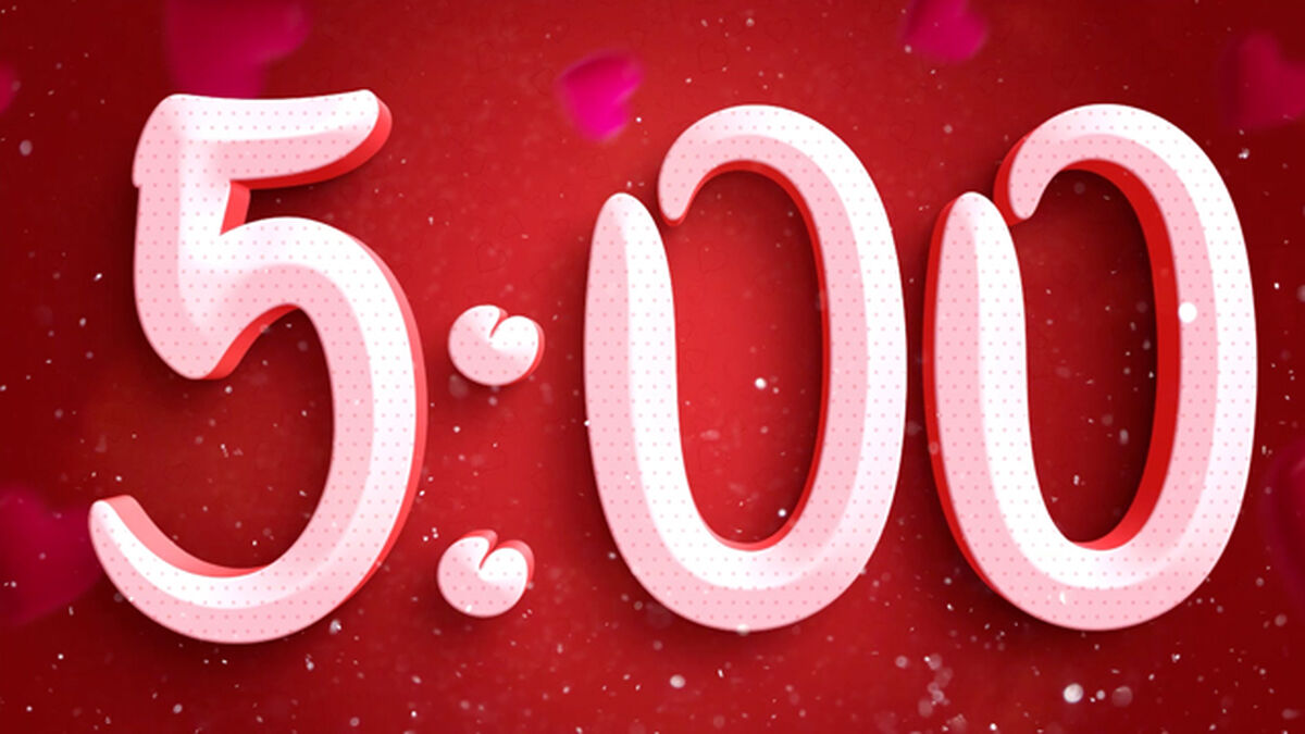 Love Red Valentine's Day Party Countdown image number null
